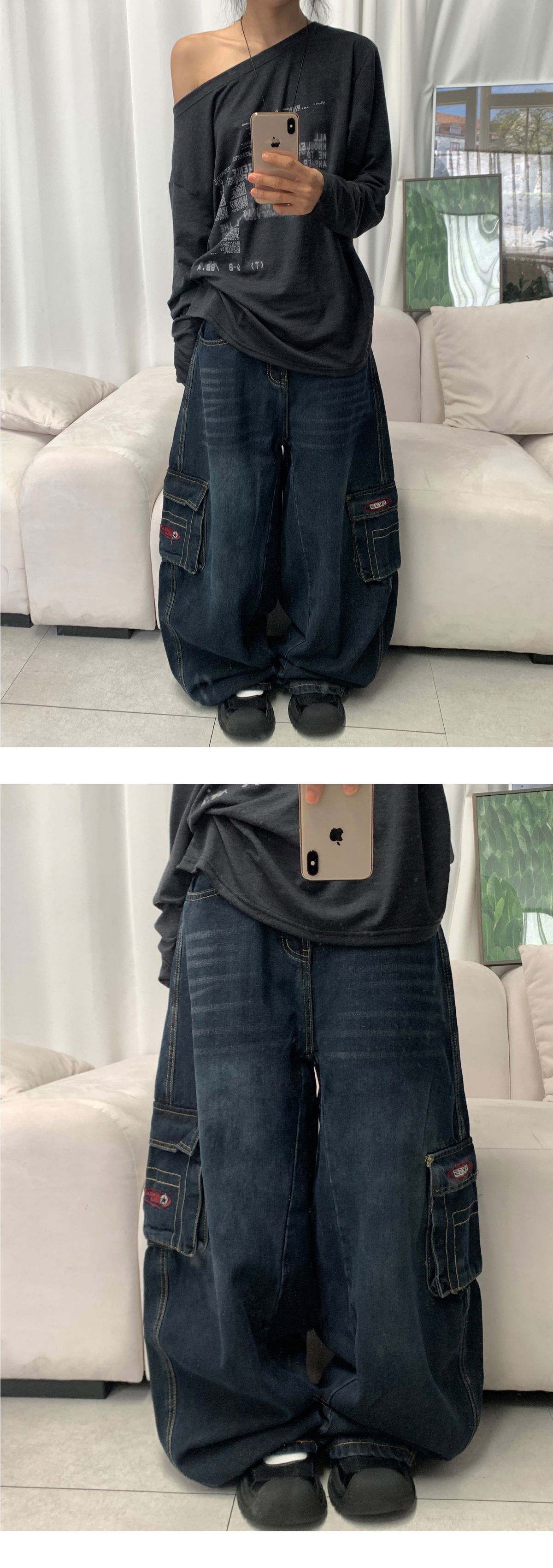 바지 모델 착용 이미지-S1L14