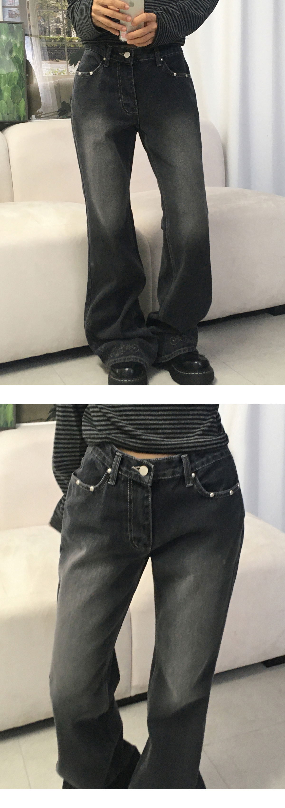 바지 모델 착용 이미지-S1L11