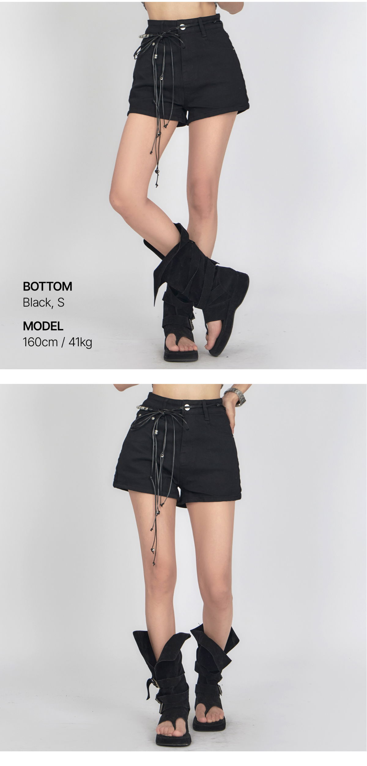 미니 스커트 모델 착용 이미지-S3L17