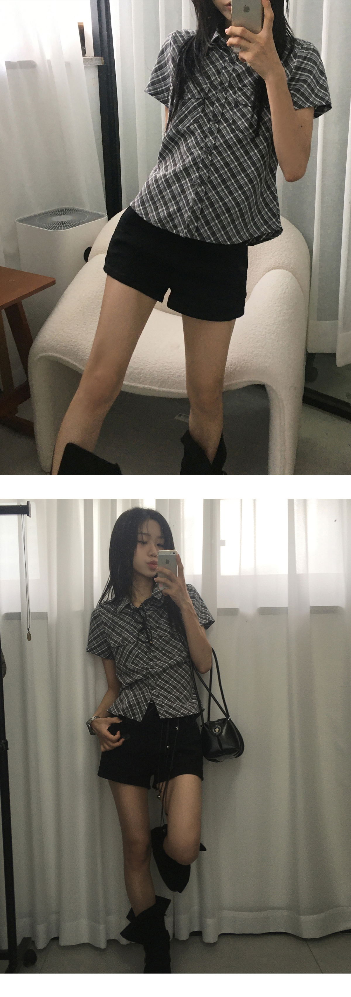 미니 스커트 모델 착용 이미지-S3L10