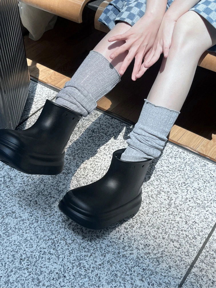 Rain short rain boots