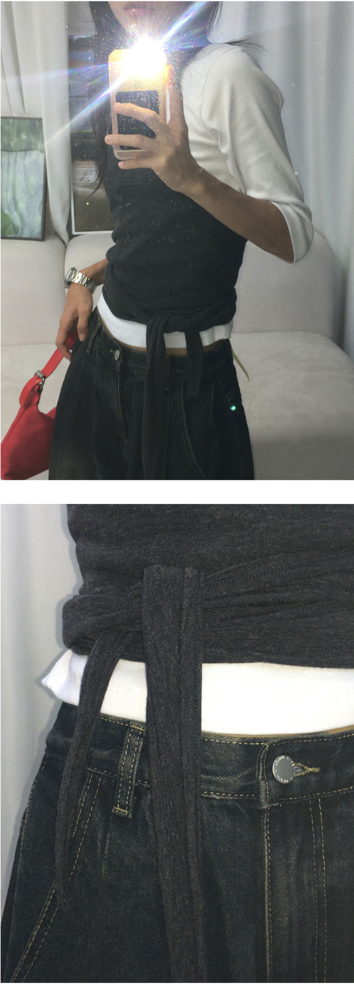 카디건 모델 착용 이미지-S1L7