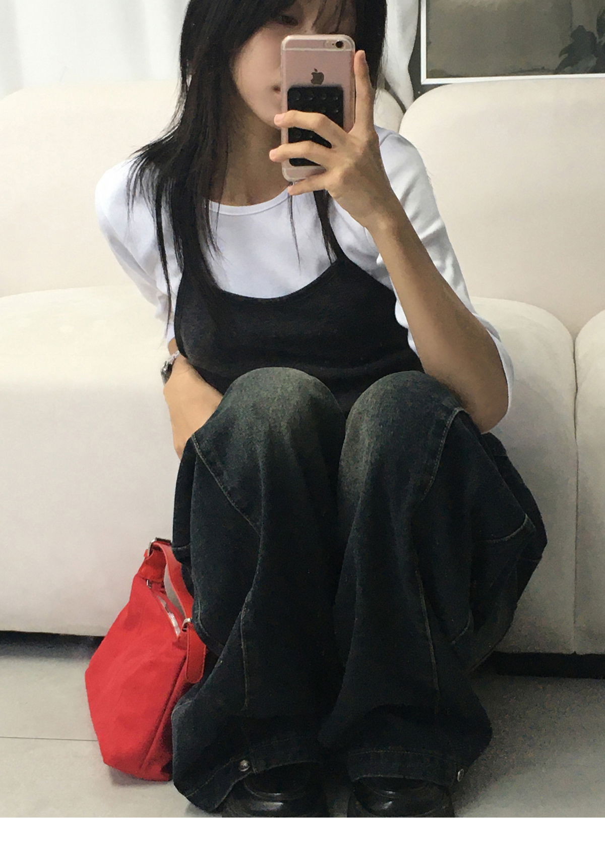 카디건 모델 착용 이미지-S1L8