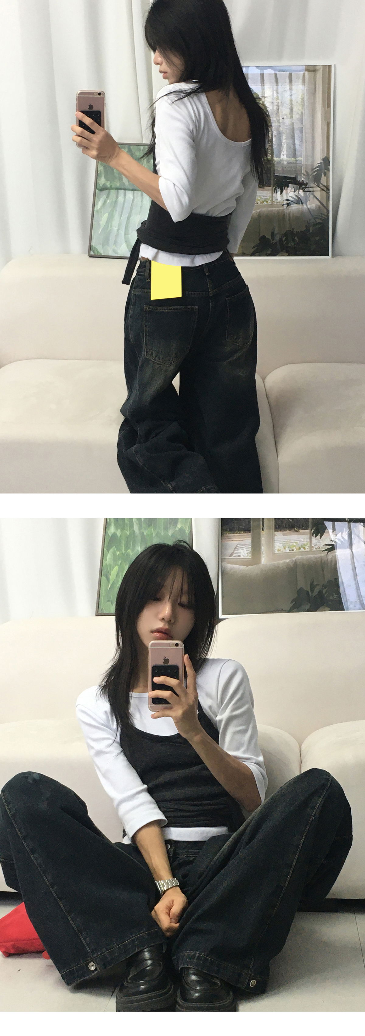 카디건 모델 착용 이미지-S1L9