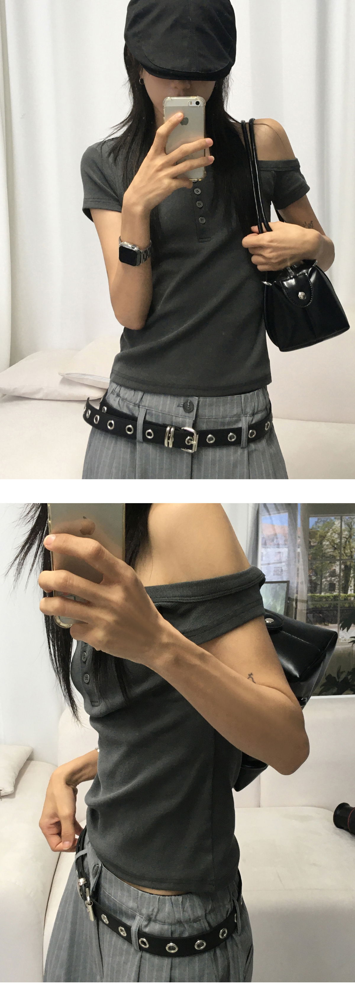 반바지 모델 착용 이미지-S1L14