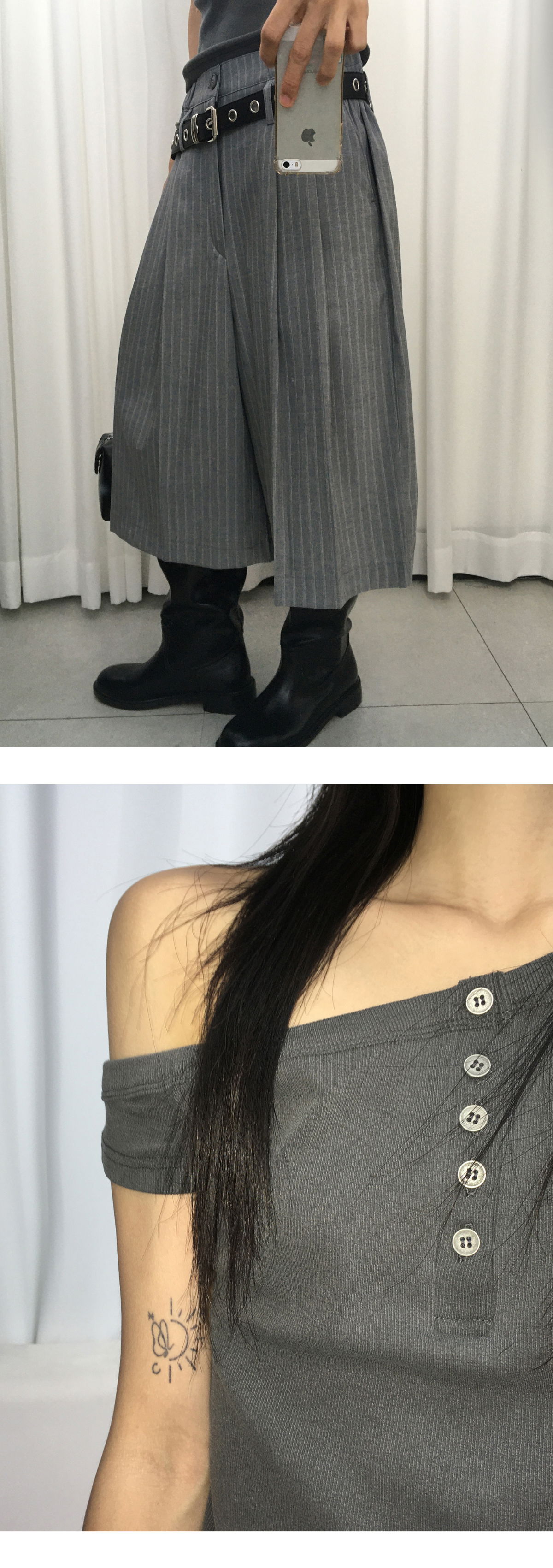 반바지 모델 착용 이미지-S1L11