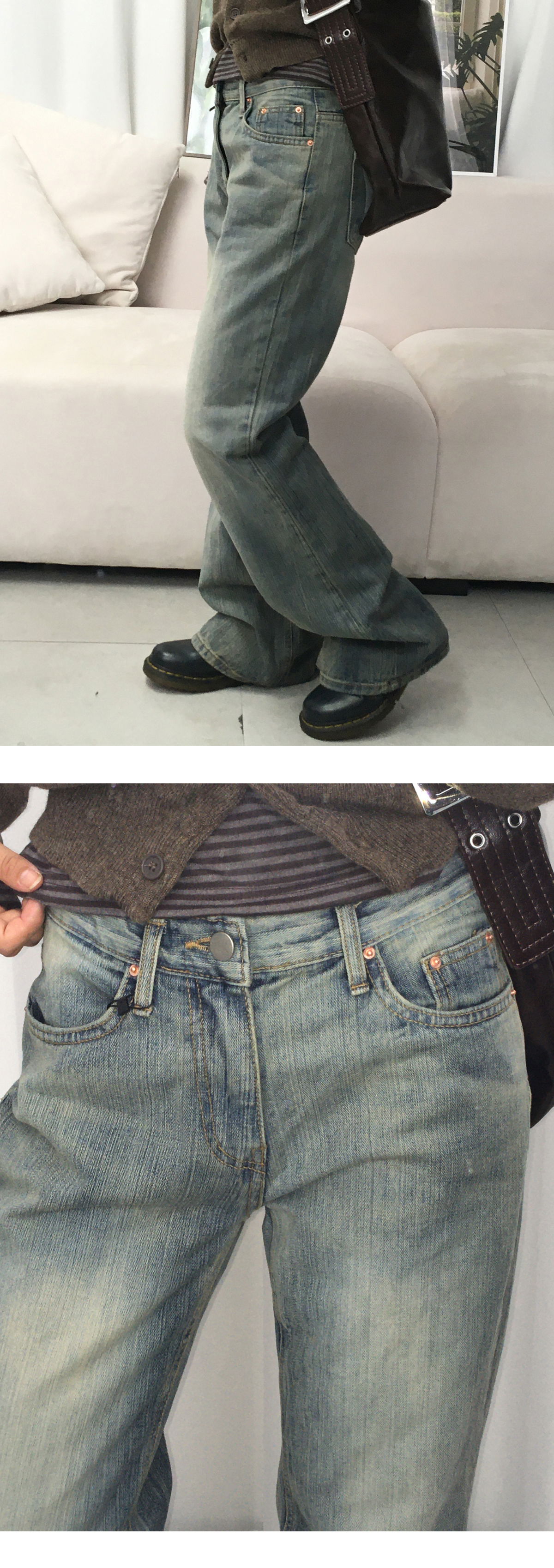 바지 모델 착용 이미지-S1L9