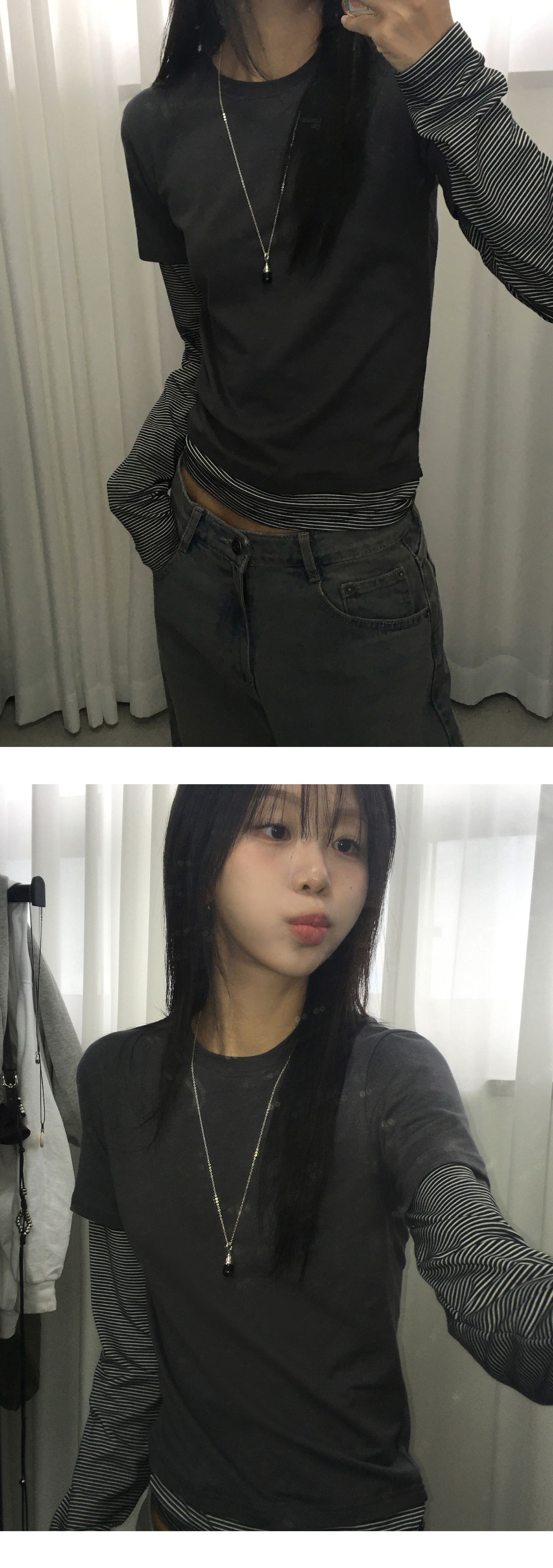 재킷 모델 착용 이미지-S1L7