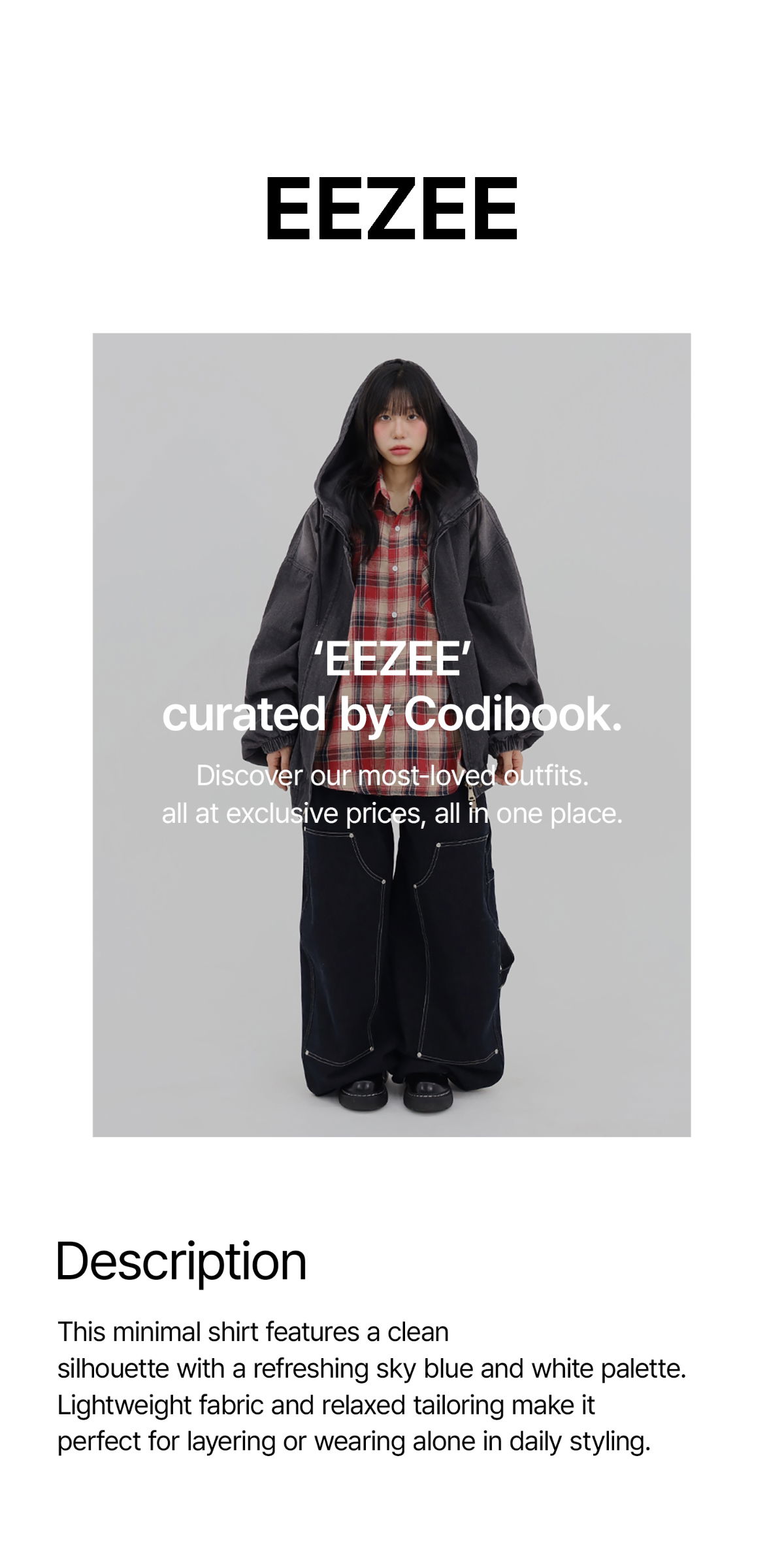 블라우스 그레이 색상 이미지-S1L24