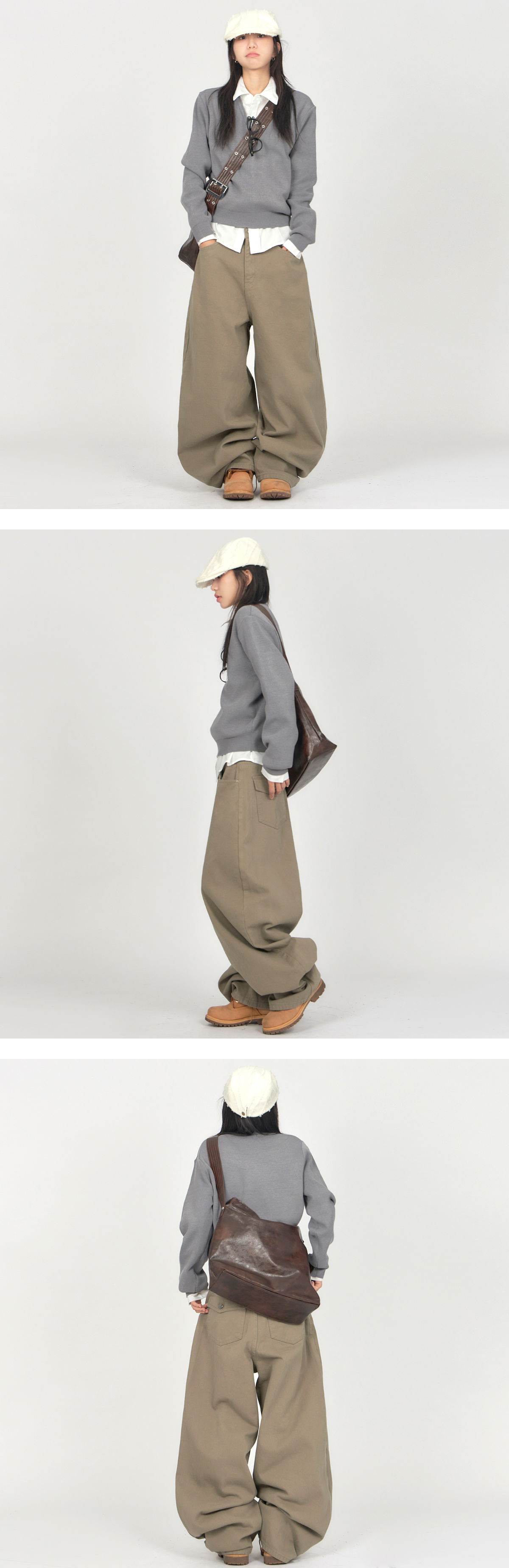 블라우스 모델 착용 이미지-S1L21