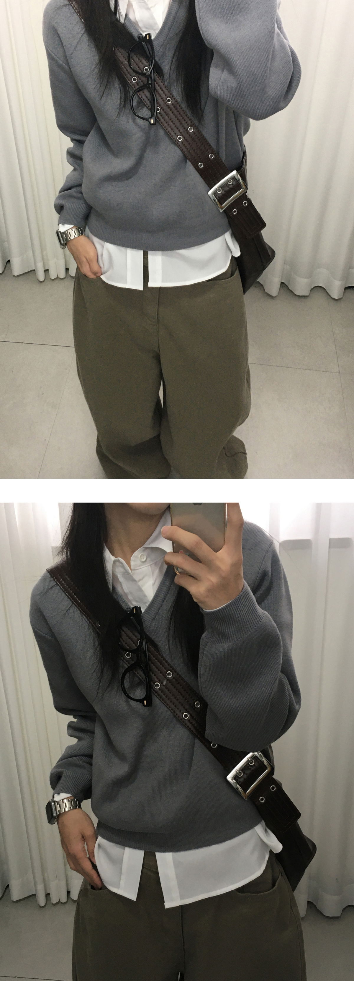 블라우스 상품 이미지-S1L12