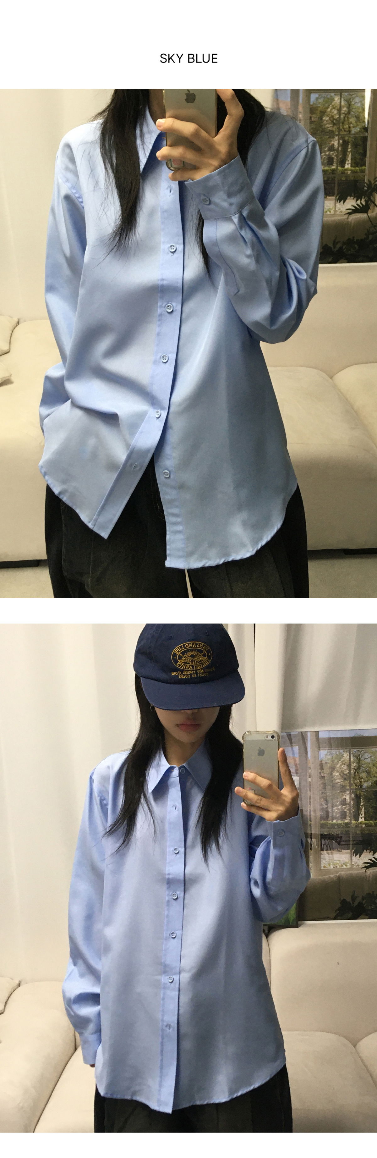 블라우스 모델 착용 이미지-S1L11