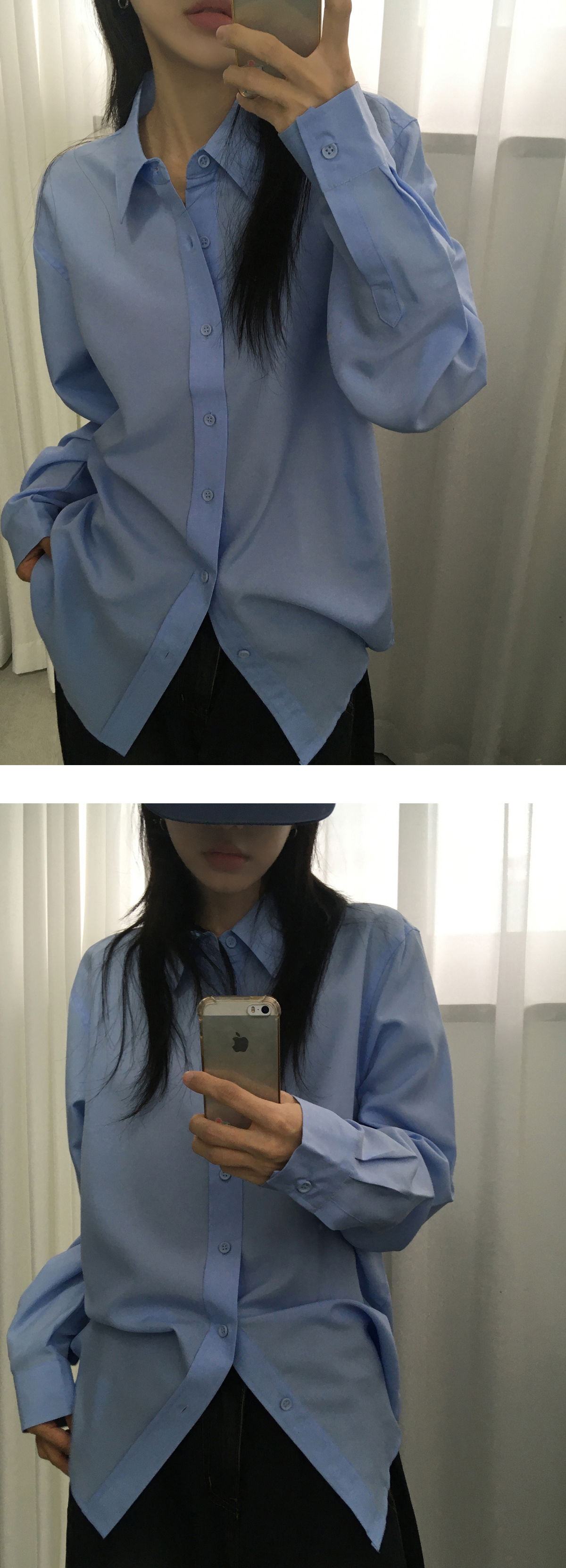 블라우스 모델 착용 이미지-S1L6