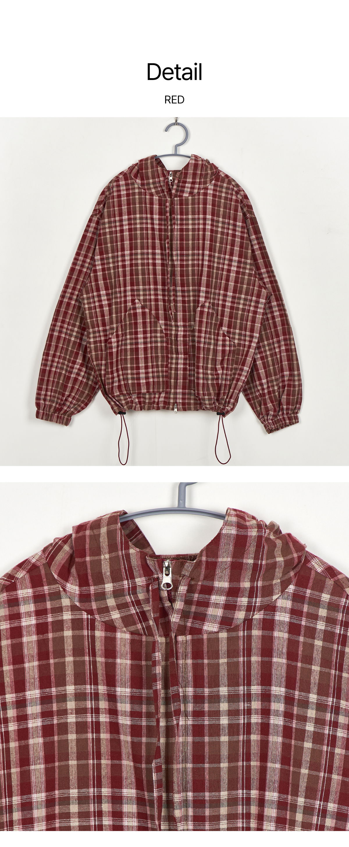 재킷 버건디 색상 이미지-S1L5