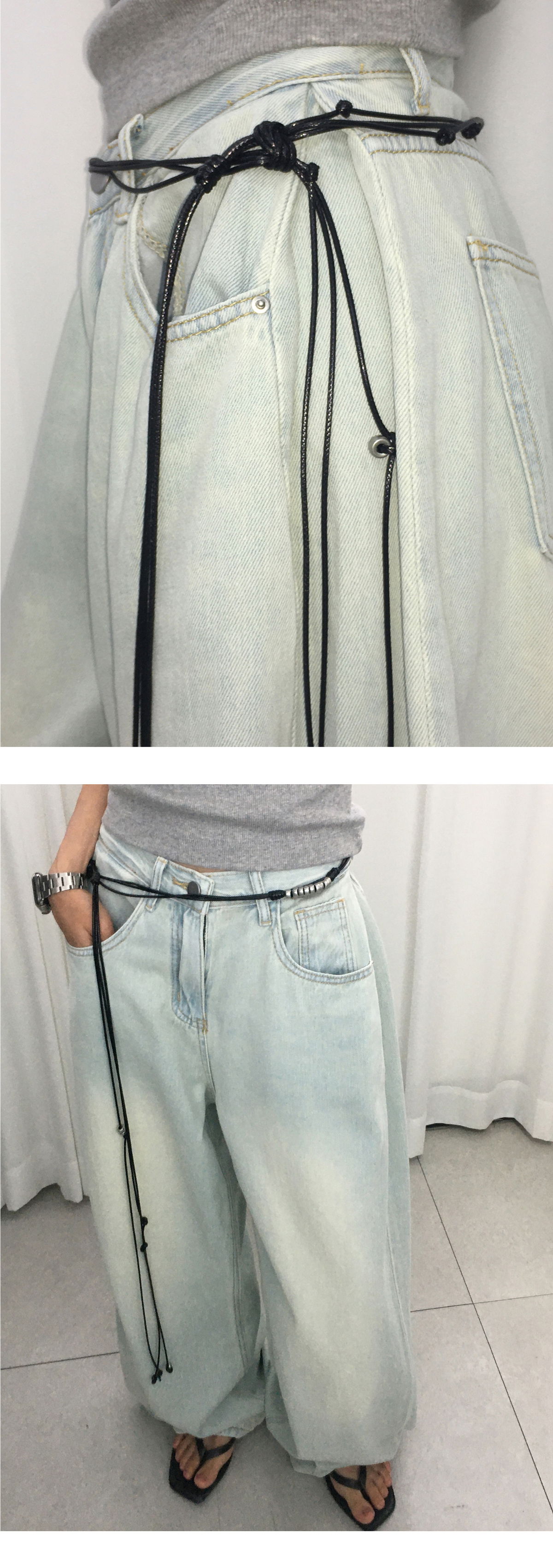 바지 모델 착용 이미지-S1L25