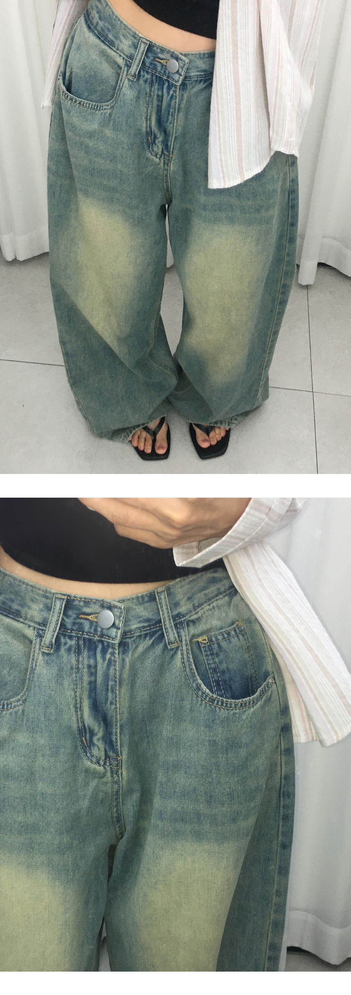 바지 모델 착용 이미지-S1L22