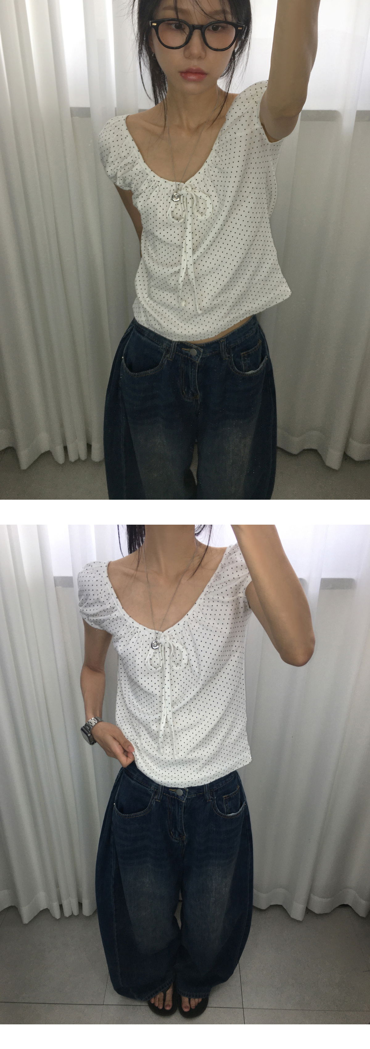 바지 모델 착용 이미지-S1L12