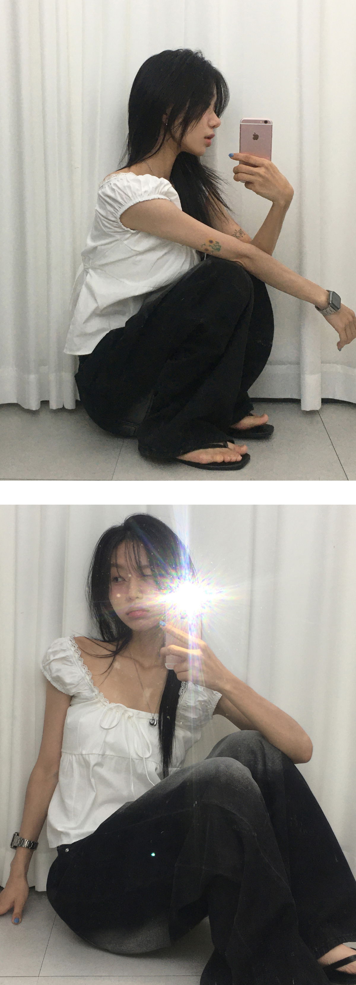 바지 모델 착용 이미지-S1L6