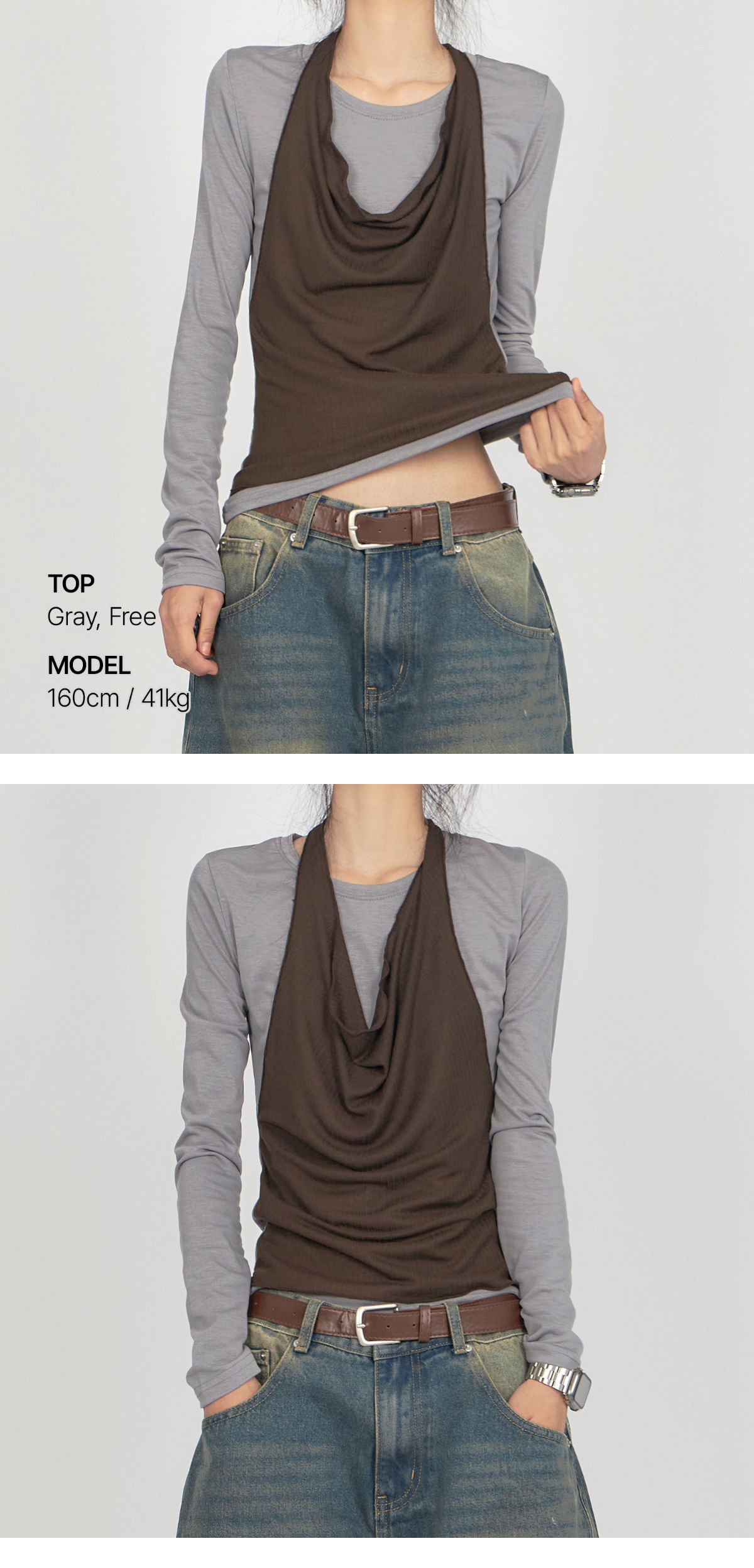 재킷 모델 착용 이미지-S1L15