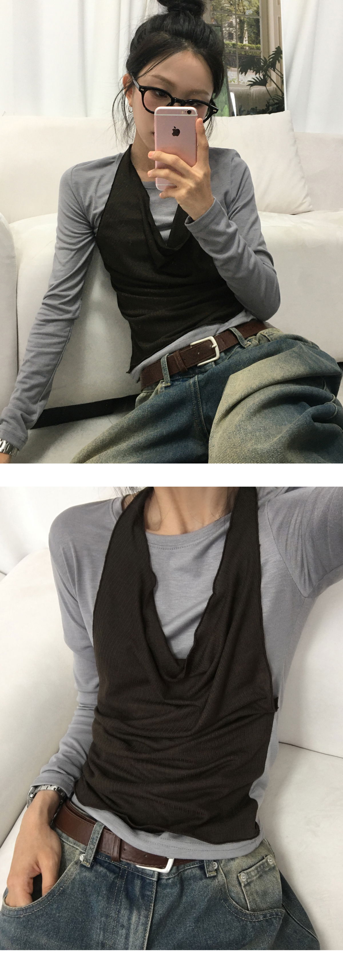 재킷 모델 착용 이미지-S1L7