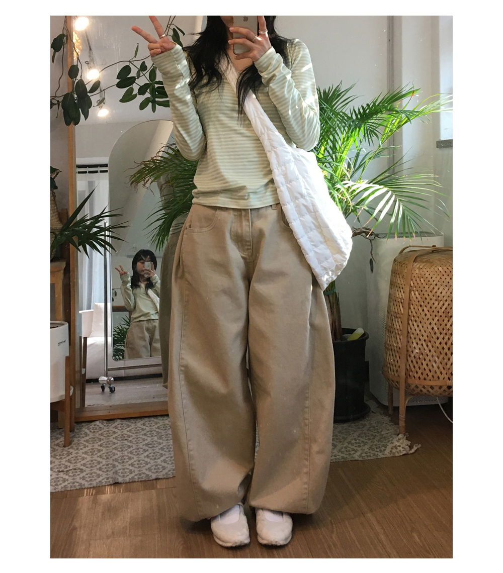 바지 모델 착용 이미지-S1L12