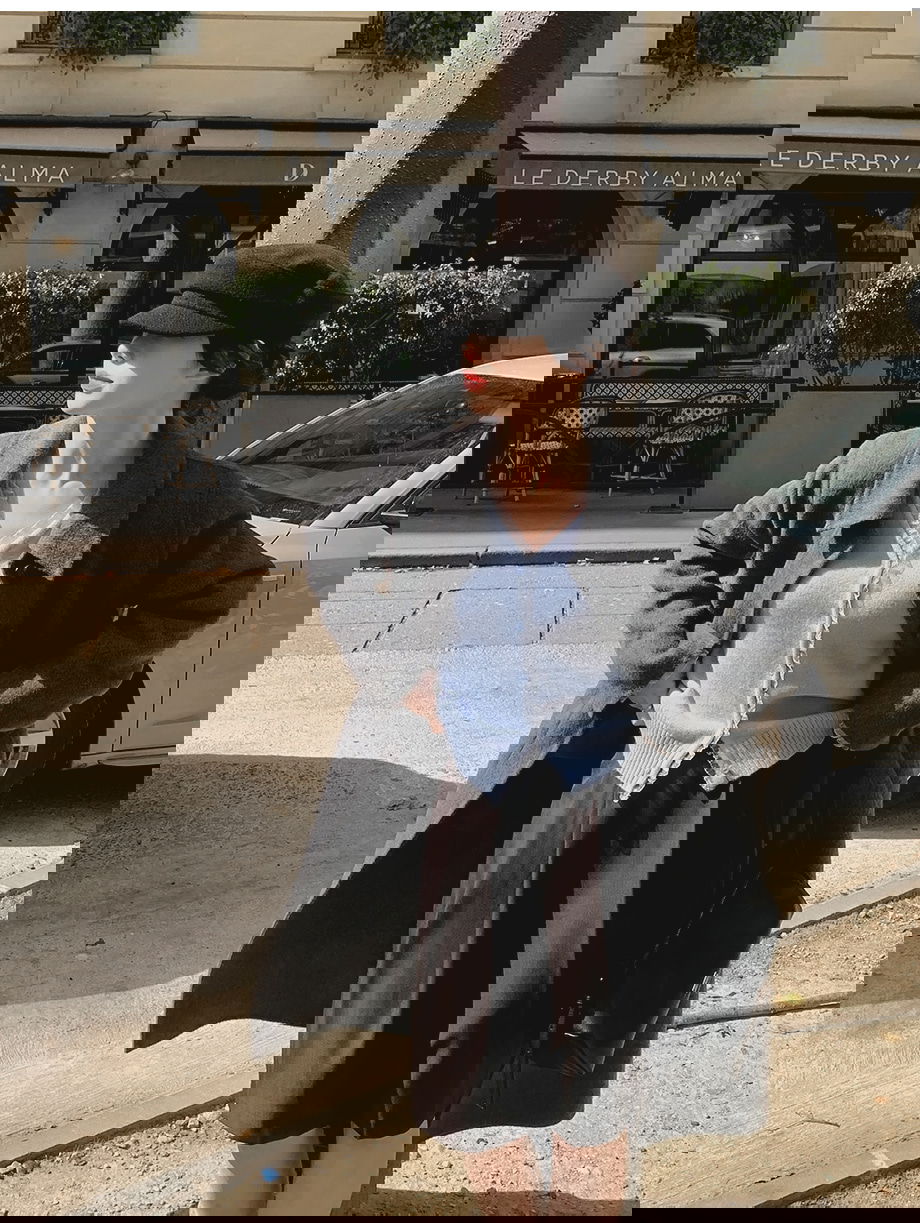 리리앤코 리엔이즈 핀턱 미디 스커트