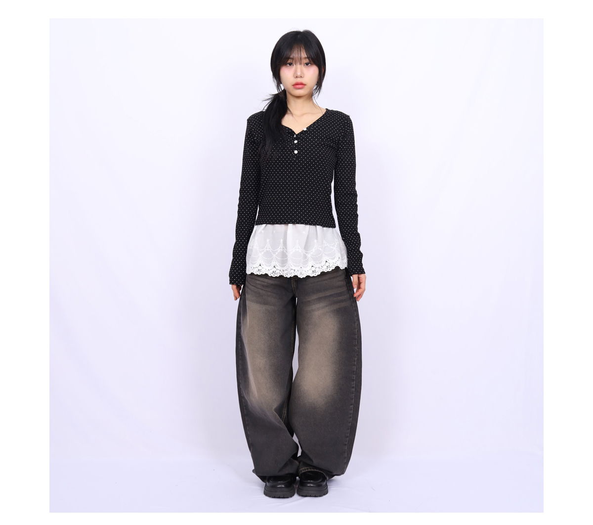 바지 모델 착용 이미지-S1L20