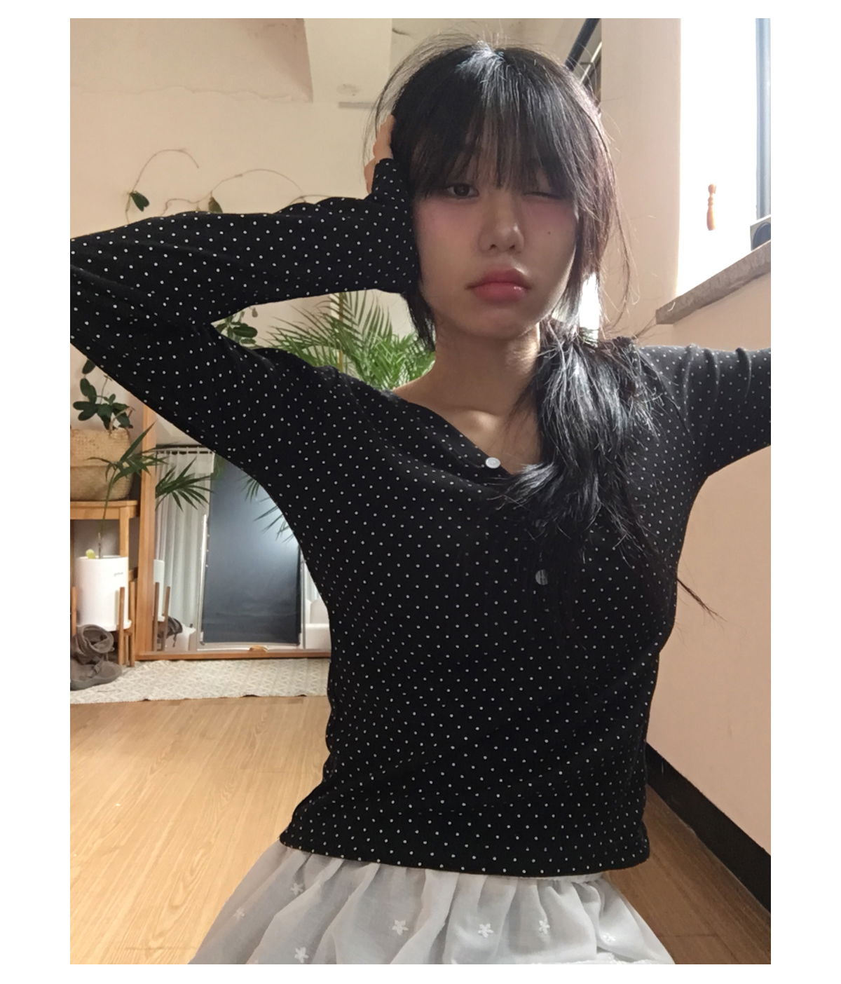 바지 모델 착용 이미지-S1L17