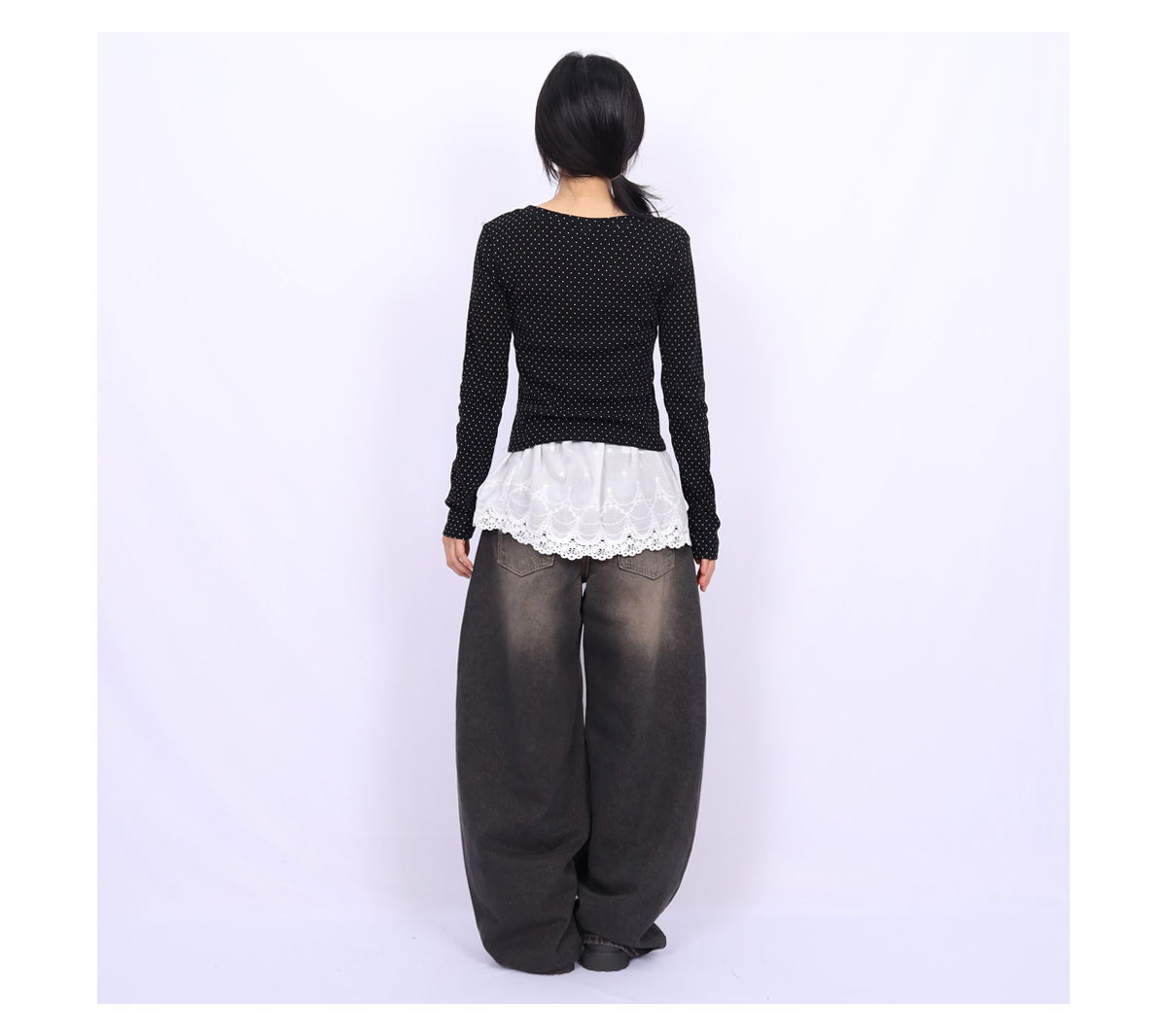 바지 모델 착용 이미지-S1L18