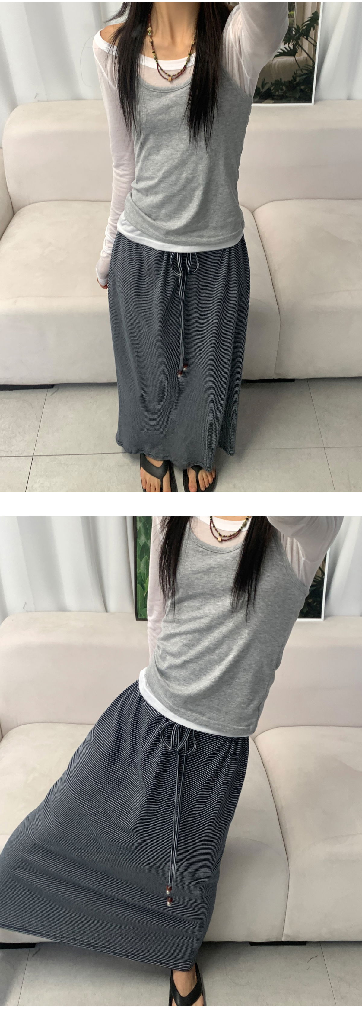 드레스 모델 착용 이미지-S1L15