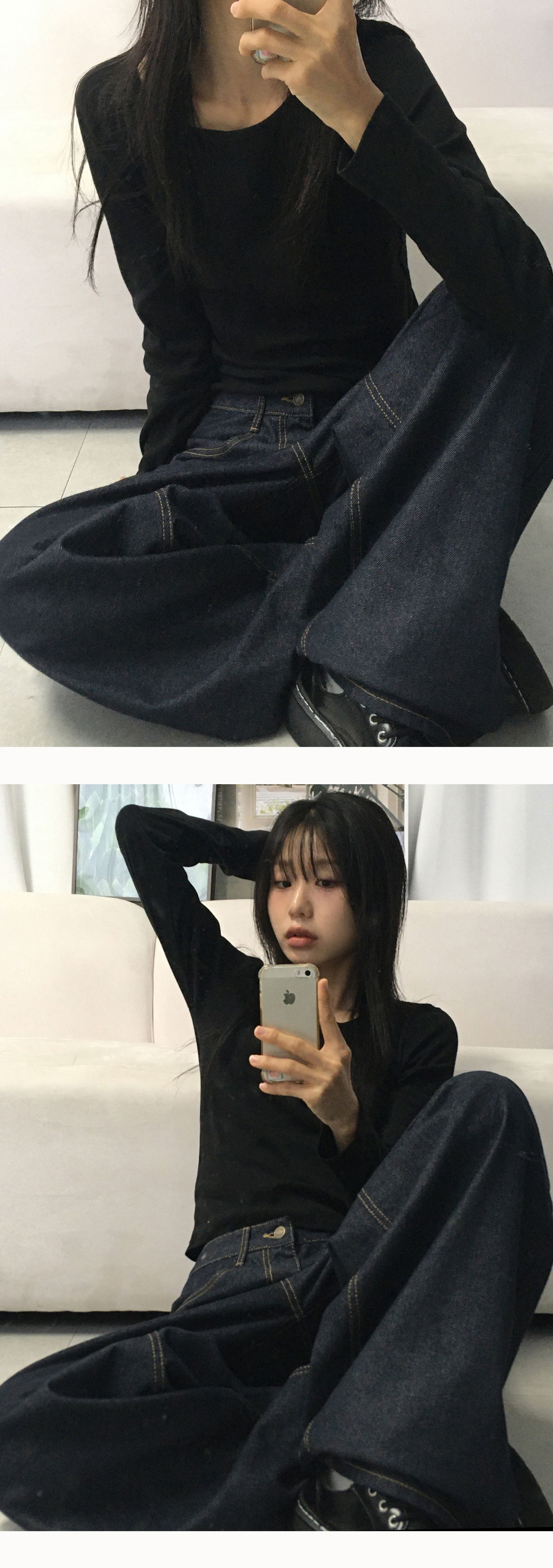 바지 모델 착용 이미지-S1L8