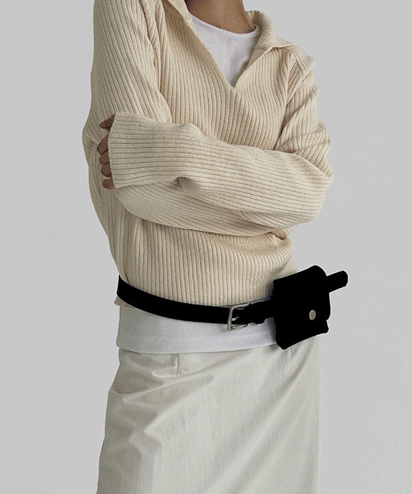 Darin Sailor Ribbed V-Neck Knitwear 