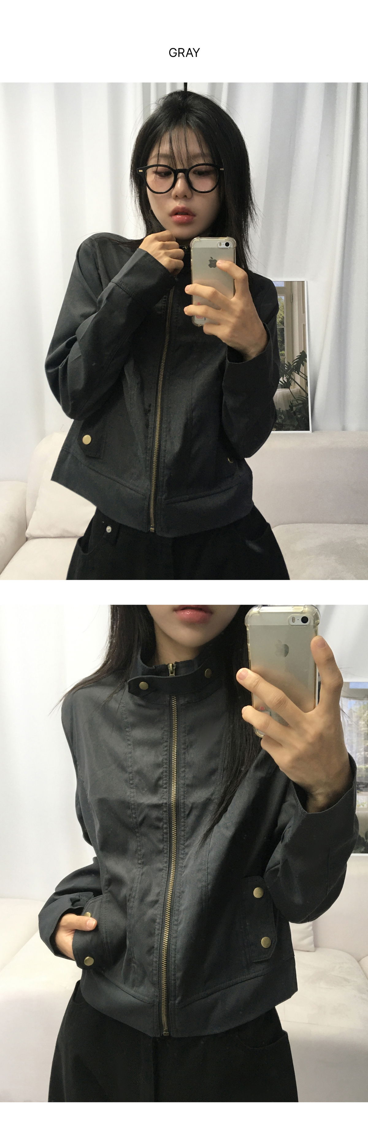 코트 모델 착용 이미지-S1L9