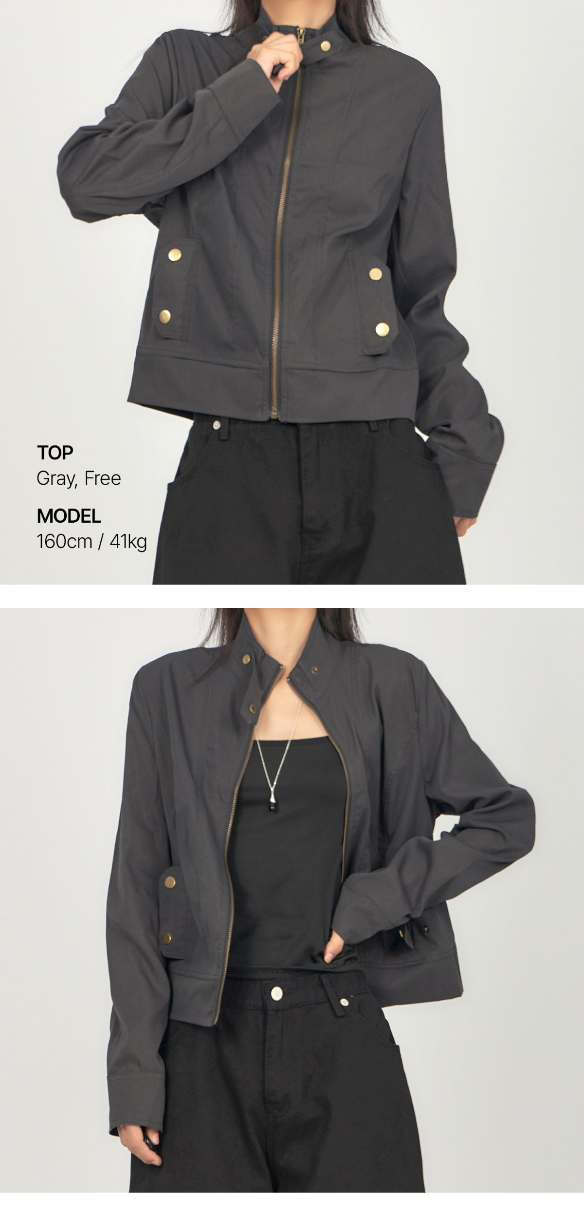 코트 모델 착용 이미지-S1L11