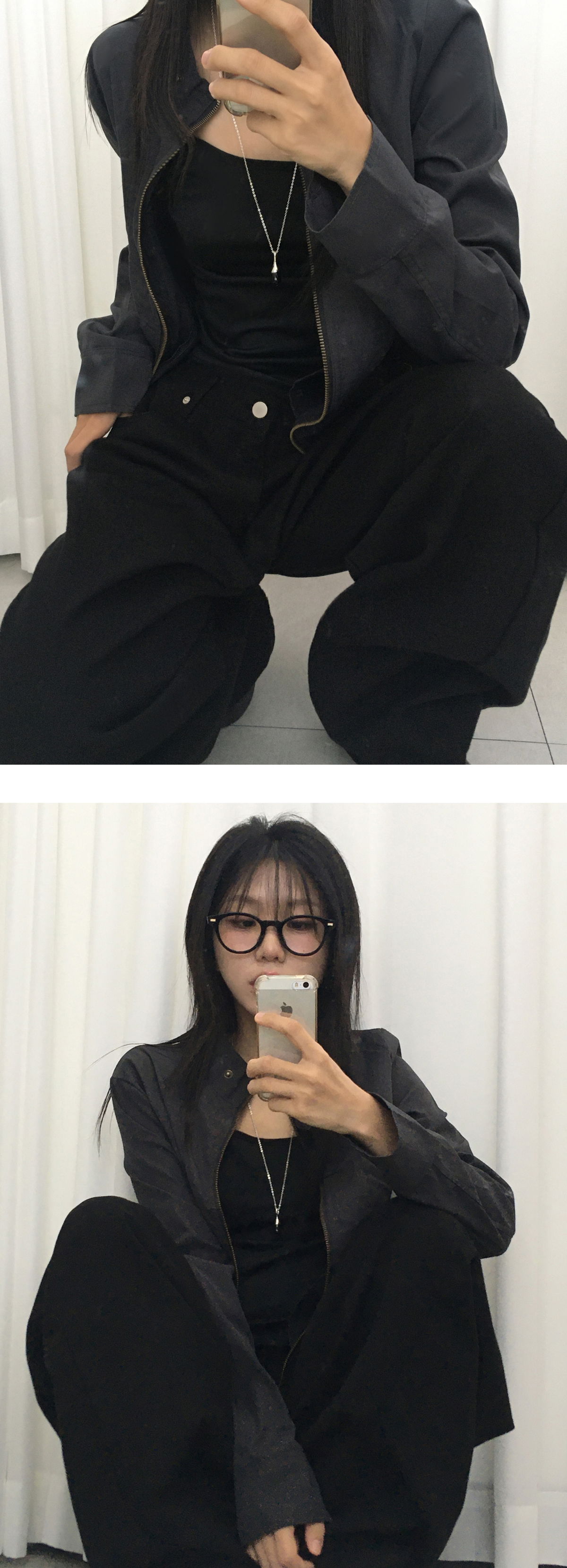 코트 모델 착용 이미지-S1L5