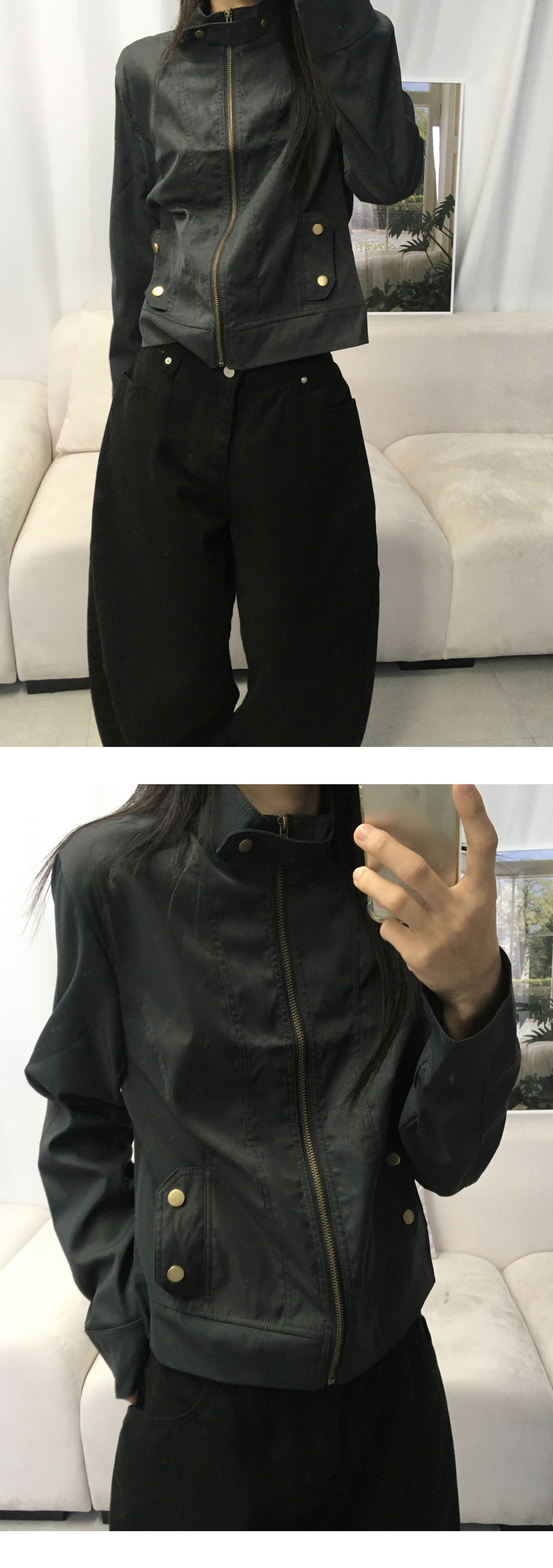 코트 모델 착용 이미지-S1L8