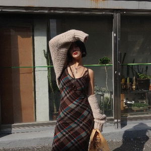 ALPACA BOLERO CARDIGAN (BEIGE)