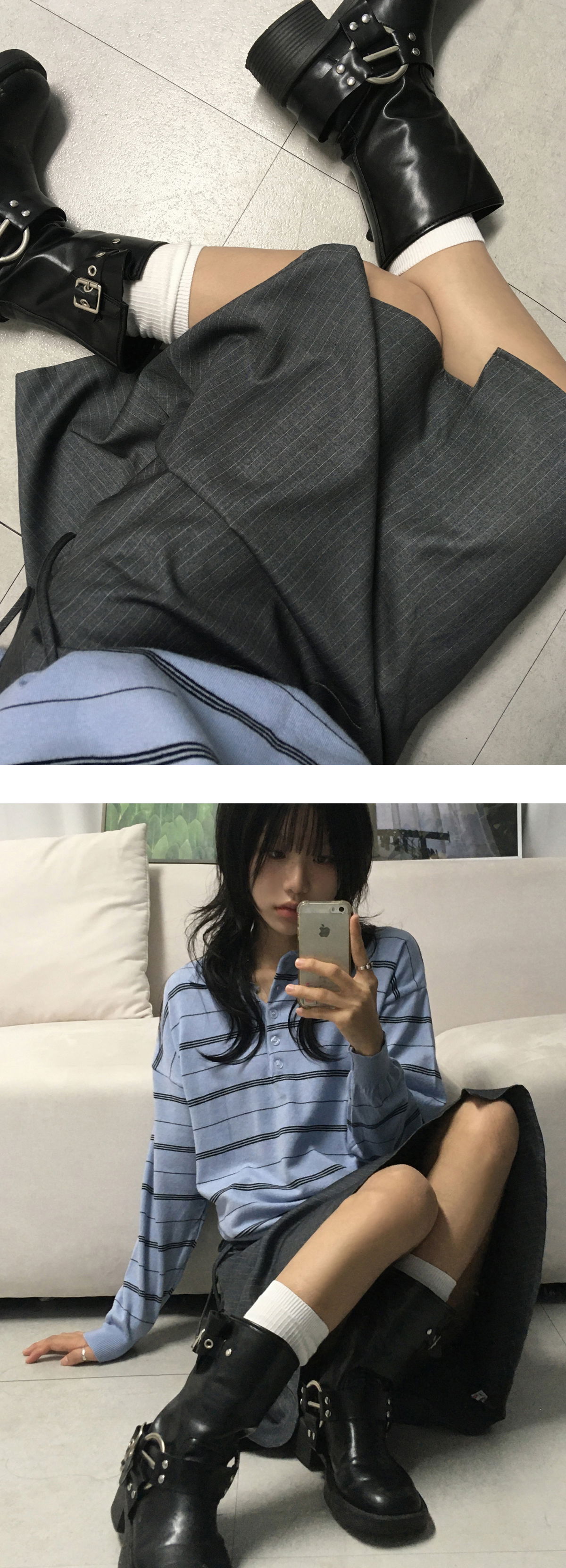 連衣裙 模特穿著形象-S1L10