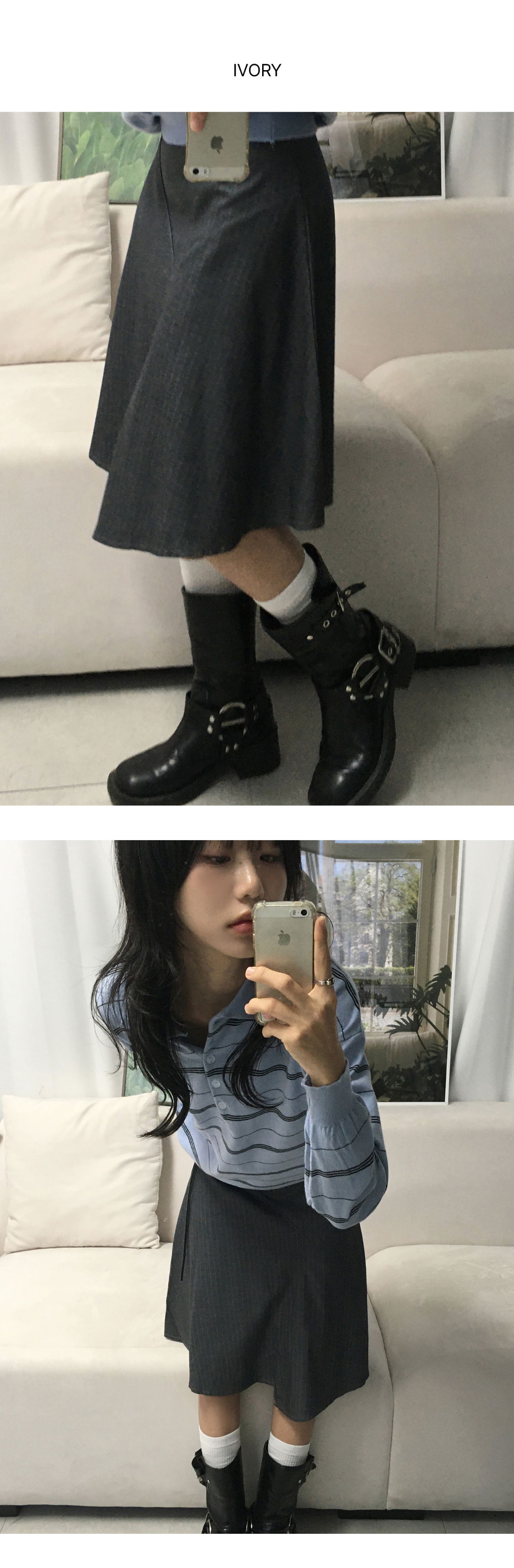 連衣裙 模特穿著形象-S1L12