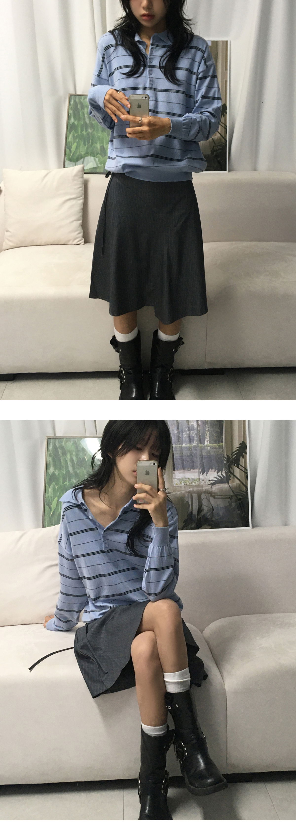 連衣裙 模特穿著形象-S1L11