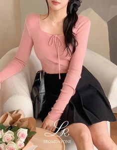 Made) Harve Square Neck Strap Knitwear