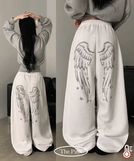 Andy Balloon Fit Angel Fleece-lined Wide Training Pants