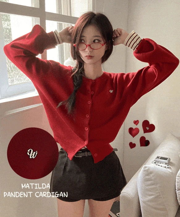 瑪蒂達垂墜感寬鬆針織外套