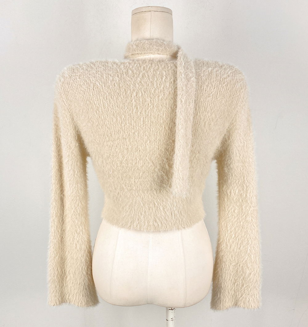 긴팔 티셔츠 크림 색상 이미지-S1L39