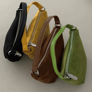 뭉뭉 스웨이드 레더가죽 토트백 미니 크로스백 4 color 말차백/올리브백/하객룩