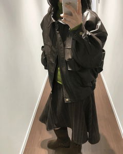 ビエルキルティングレザージャケット ブラック即日発送可能