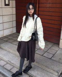 レーベルミディスカート