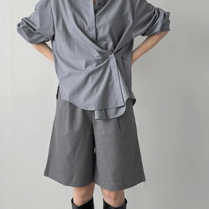 르베 랩 체크 셔츠 (2C)