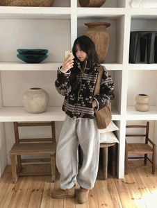 Thick heavy Fleece-lined training pants