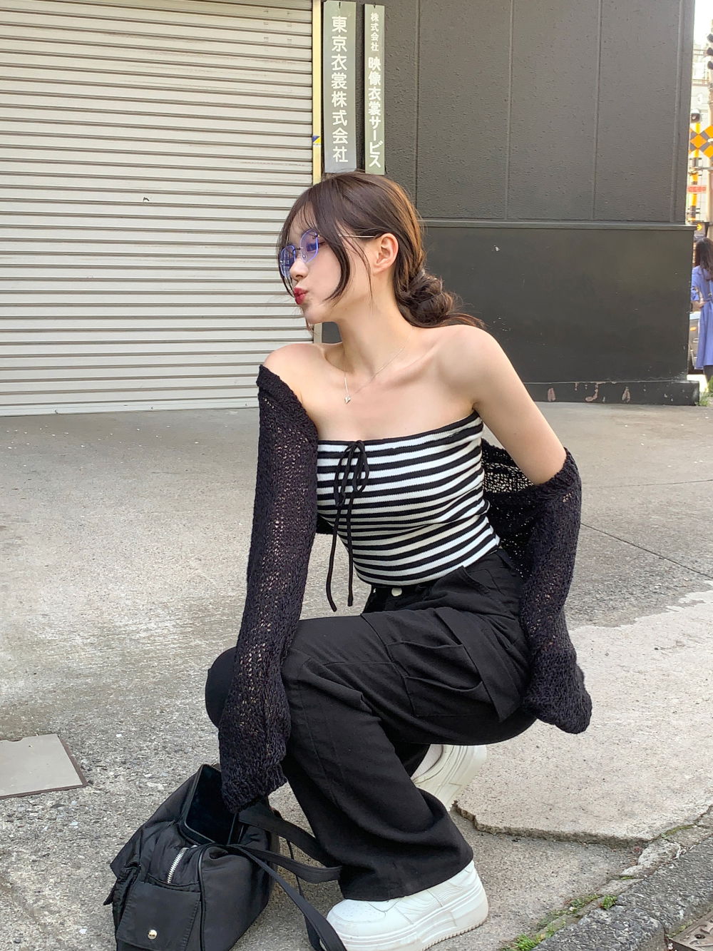 악세사리 모델 착용 이미지-S8L23